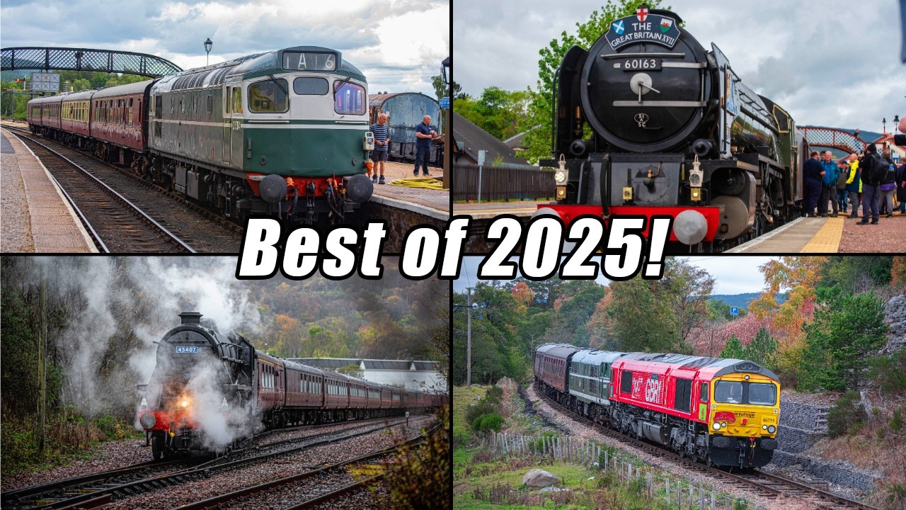 Railtours, Rare Moves & More – Best Trainspotting Moments of 2025!
