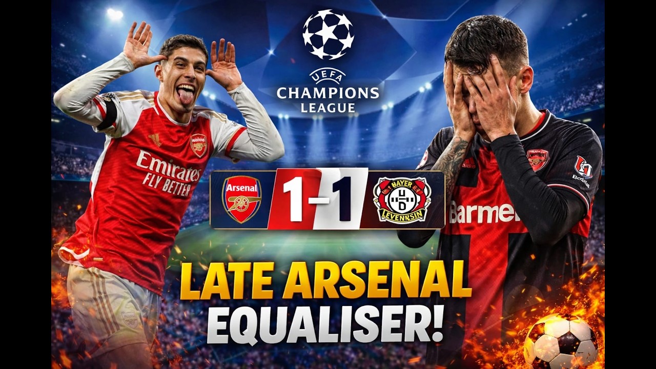 Arsenal 1–1 Bayer Leverkusen 🔥 | Late Arsenal Equaliser! UCL Match Review