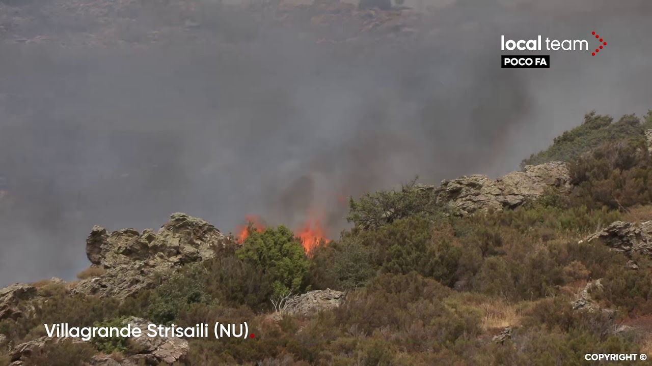 LIVE Incendi in Sardegna, le fiamme si espandono velocemente nel Nuorese a Villagrande Strisaili