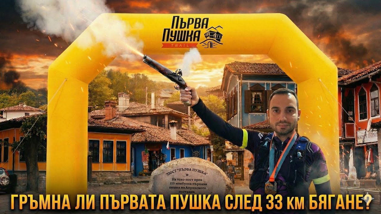 Първа Пушка 2025 - 33 км trail бягане в Копривщица