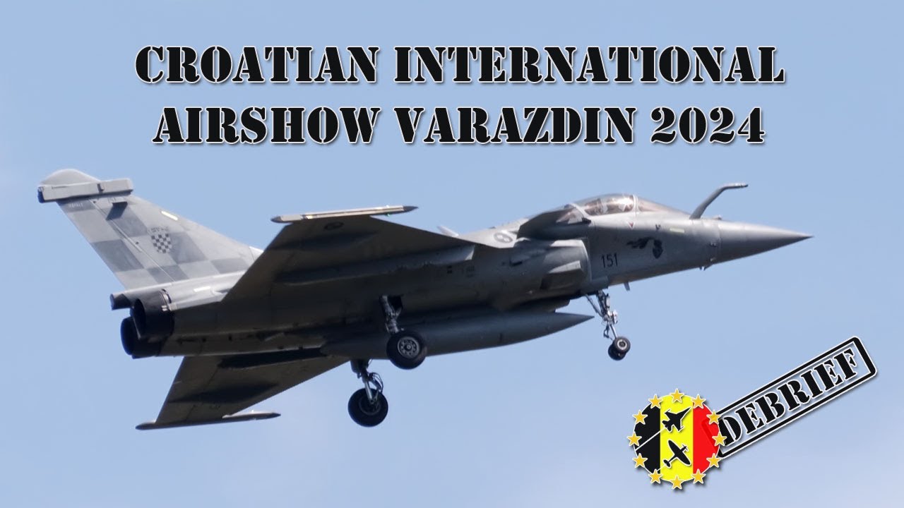 Croatian International Airshow Varazdin 2024 Debrief [4k/UHD]