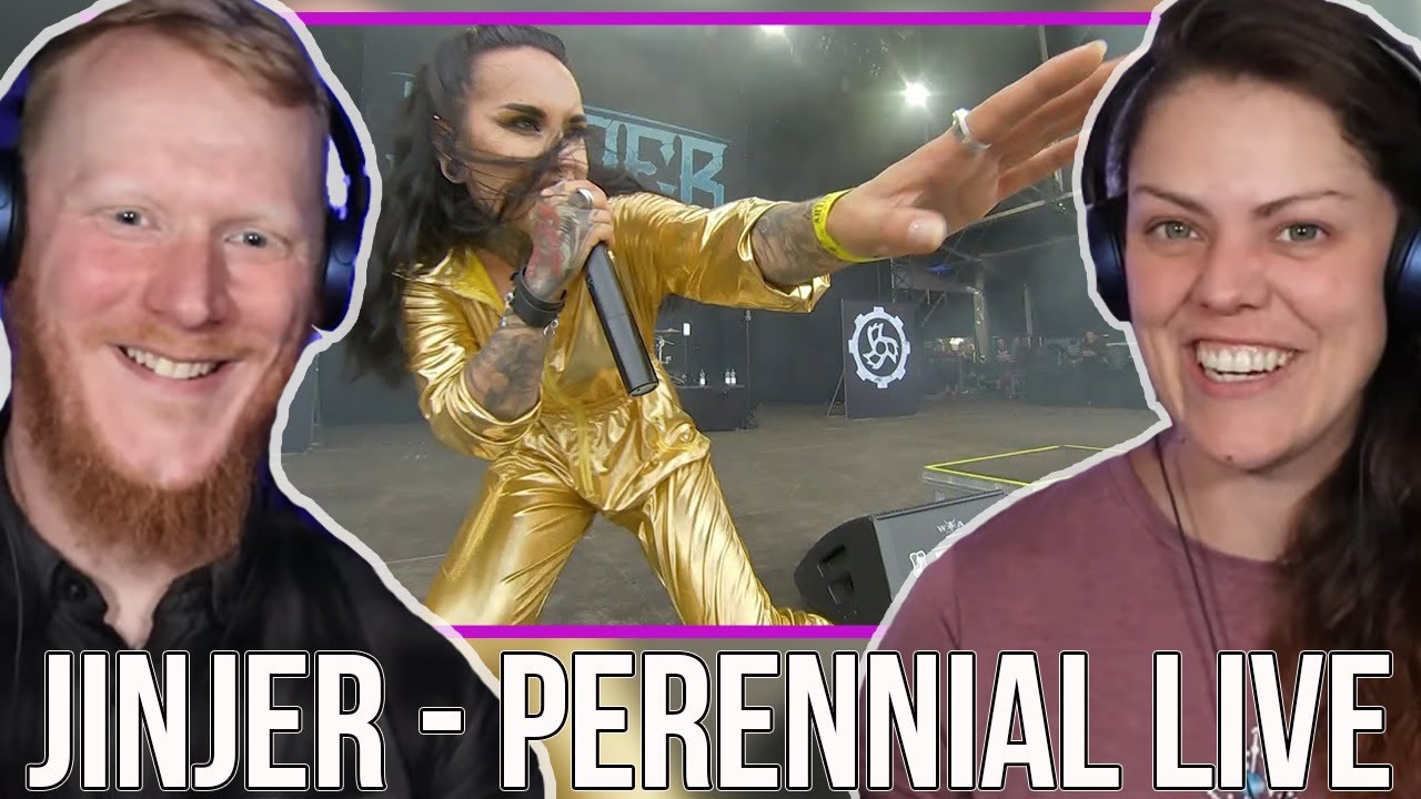 COUPLE React to JINJER - Perennial (Live at Wacken)  | OFFICE BLOKE DAVE