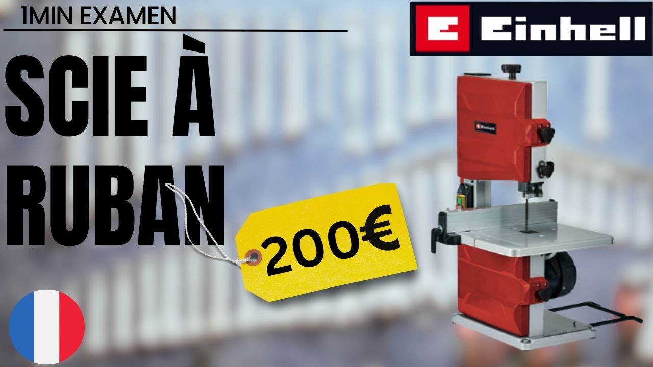 SCIE &Agrave; RUBAN EINHELL TC-SB 200/1 FRANCE FRAN&Ccedil;AIS