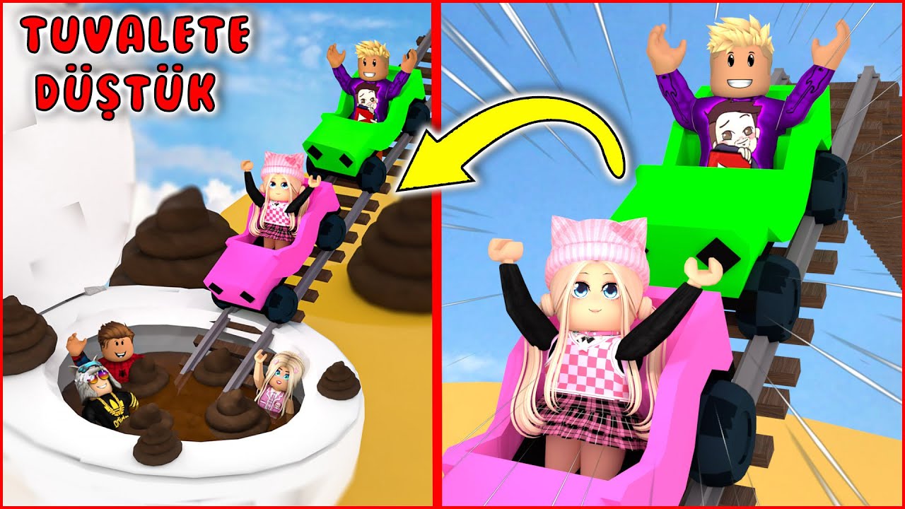 😂 TUVALETİN İÇİNE İLK DÜŞEN KAZANIR 💩😂 | ROBLOX Jeep Ride Into Toilet @robloxkrali