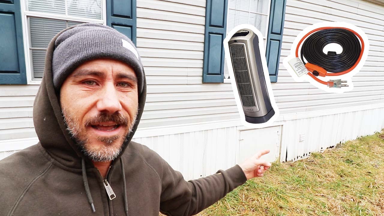 Thaw (Help Prevent) Frozen Pipes in Mobile Home 🥶