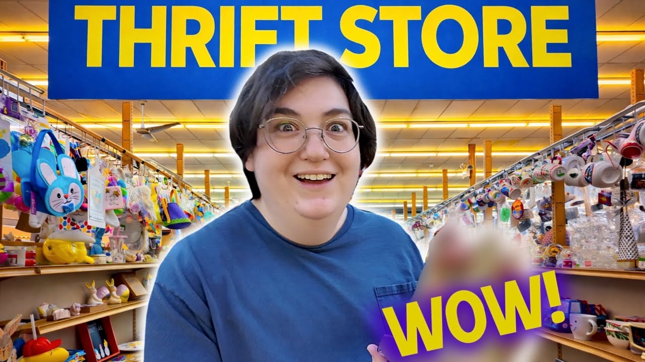 AMAZING Vintage Finds Thrifting - She Couldn't Believe it! Lisa Frank, 90s Retro and More!