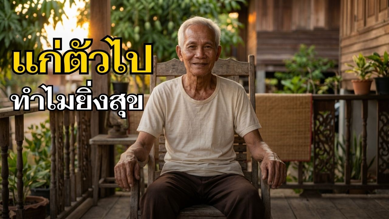 ทำไมบางคนยิ่งแก่ยิ่งมีความสุข? เปิด 5 ความลับพลิกชีวิตวัย 60 ที่คนส่วนใหญ่ไม่รู้!