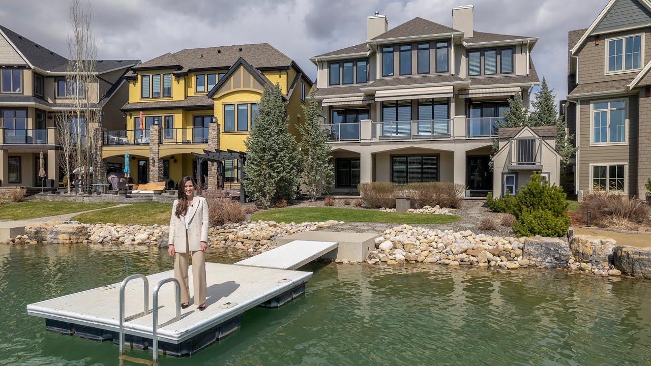 Luxury living: Mahogany lakefront estate home tour