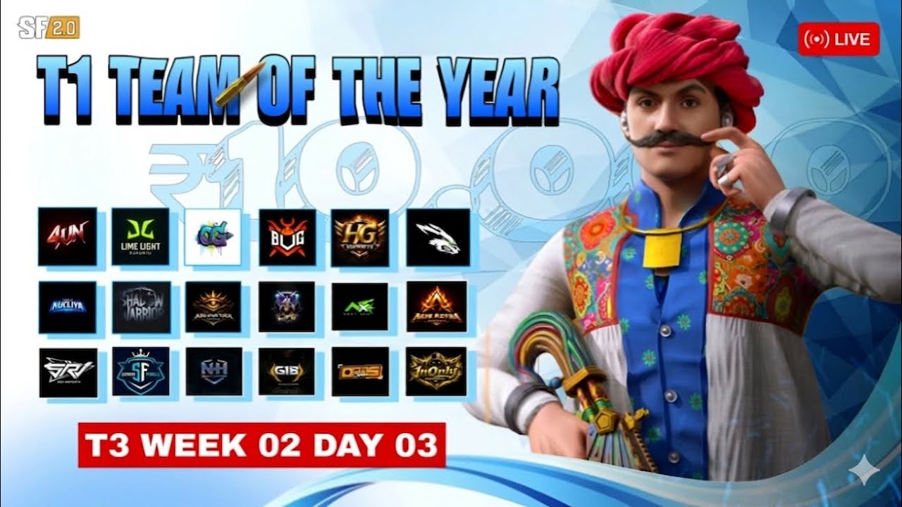 T3 WEEK 02 DAY 03(T1 TEAM OF THE YEAR) #scarfall #tournament
