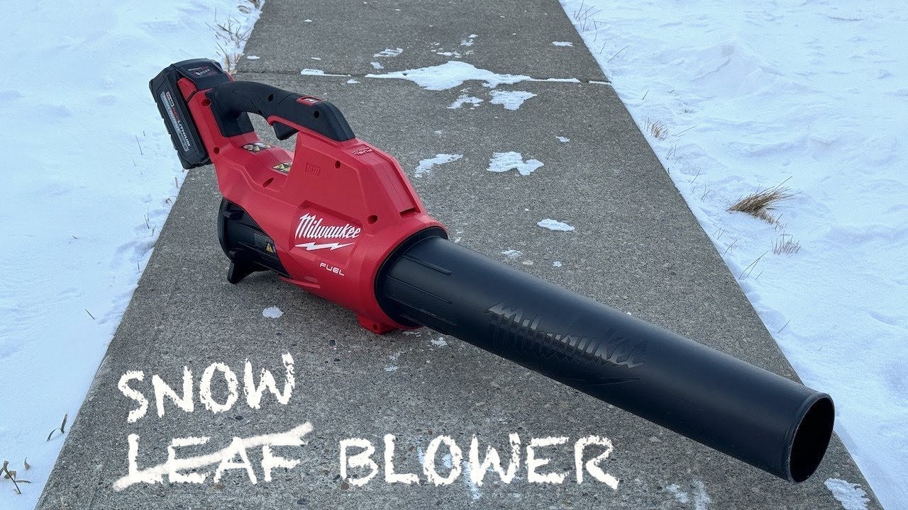 Etc: Can You Clean Snow With a 18V Leaf Blower?