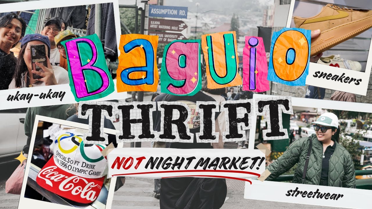 BAGUIO'S BEST THRIFTING SPOTS! AFFORDABLE STREETWEAR & SNEAKERS! CARHARTT, STUSSY, NIKE, BAPE & MORE