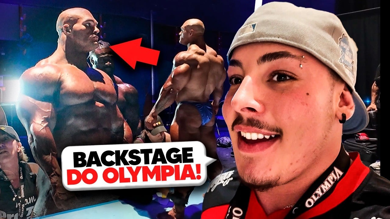 NICK WALKER APAVOROU O BACKSTAGE DO OLYMPIA