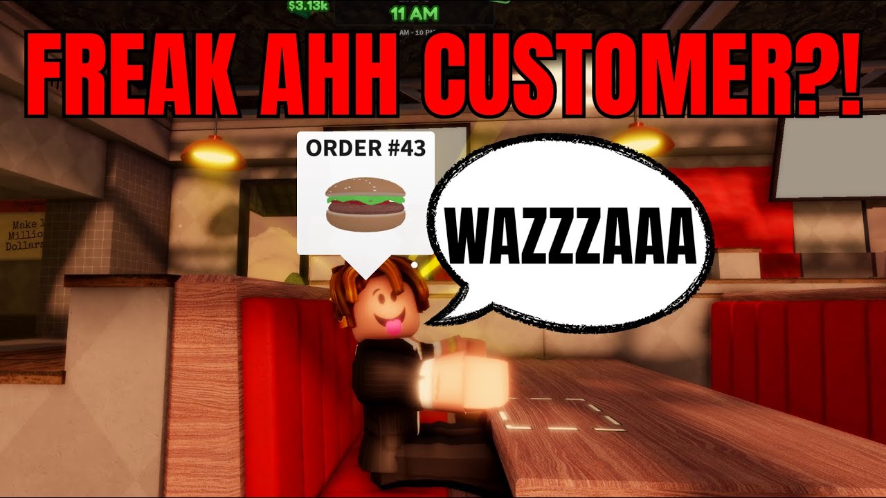FREAK AHH CUSTOMER ORDERS A MYSTERY BURGER?!