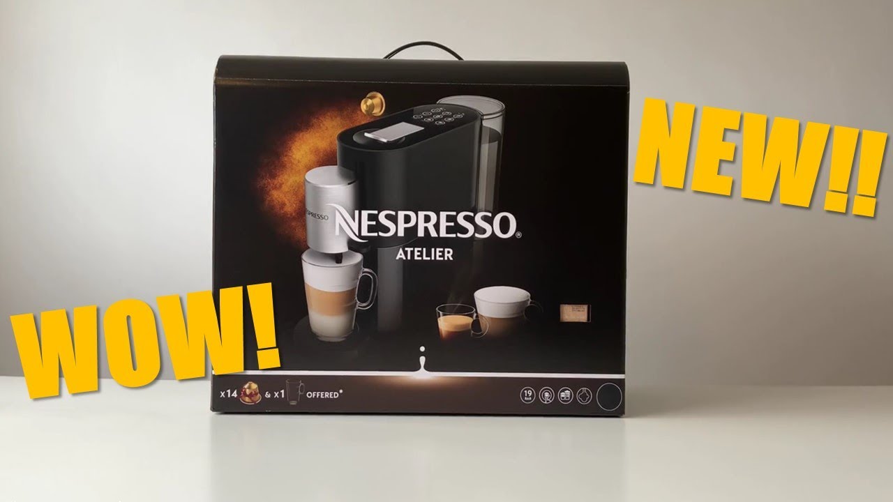 UNBOXING A BRAND NEW NESPRESSO ATELIER MACHINE AND SETUP