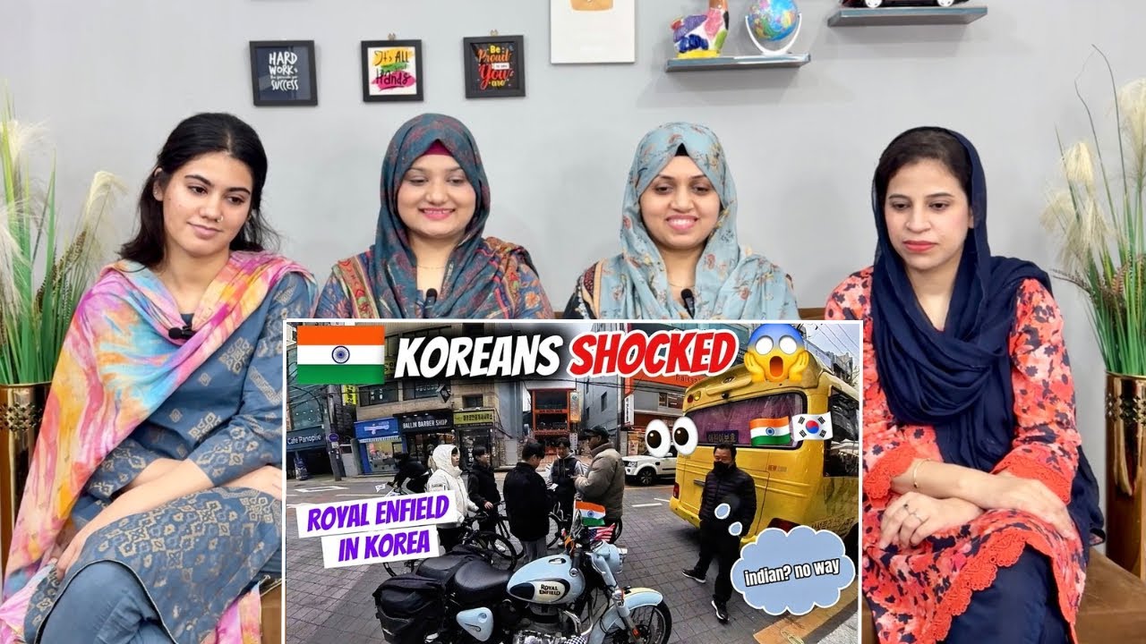 🇰🇷Korean Shocked To See Royal Enfield For The First Time… 😱🇮🇳 | Bullet In Korea | Reactology