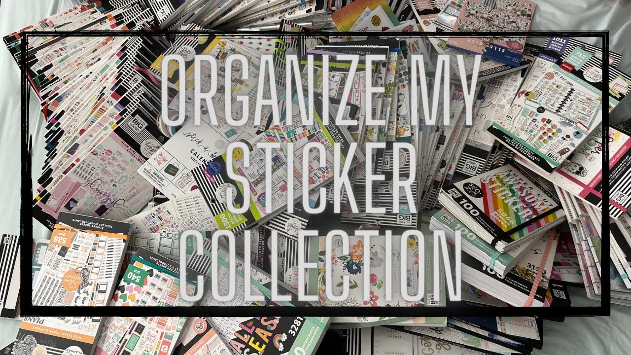 Organize My Happy Planner Sticker Book Collection