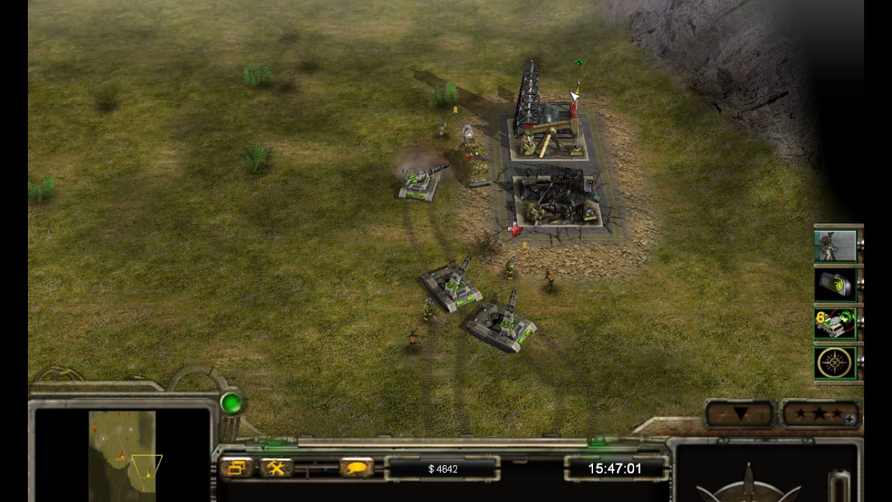 C&C Generals ZH Contra 009 Beta 2: StealthGeneral vs 2 Insane Armies (Laser & Tanks)