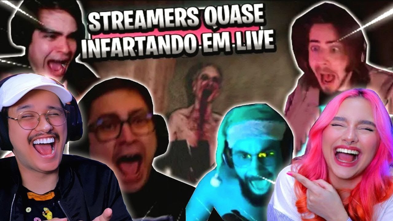 OS STREAMERS QUASE INF4RT*RAM NESSES JOGOS DE TERROR KKKKKK