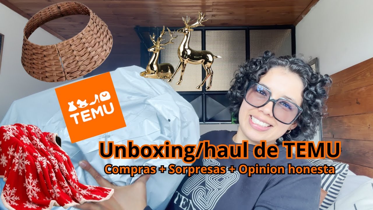 ✨Unboxing/haul de TEMU | MIS COMPRAS DE NAVIDAD Opinion Honesta