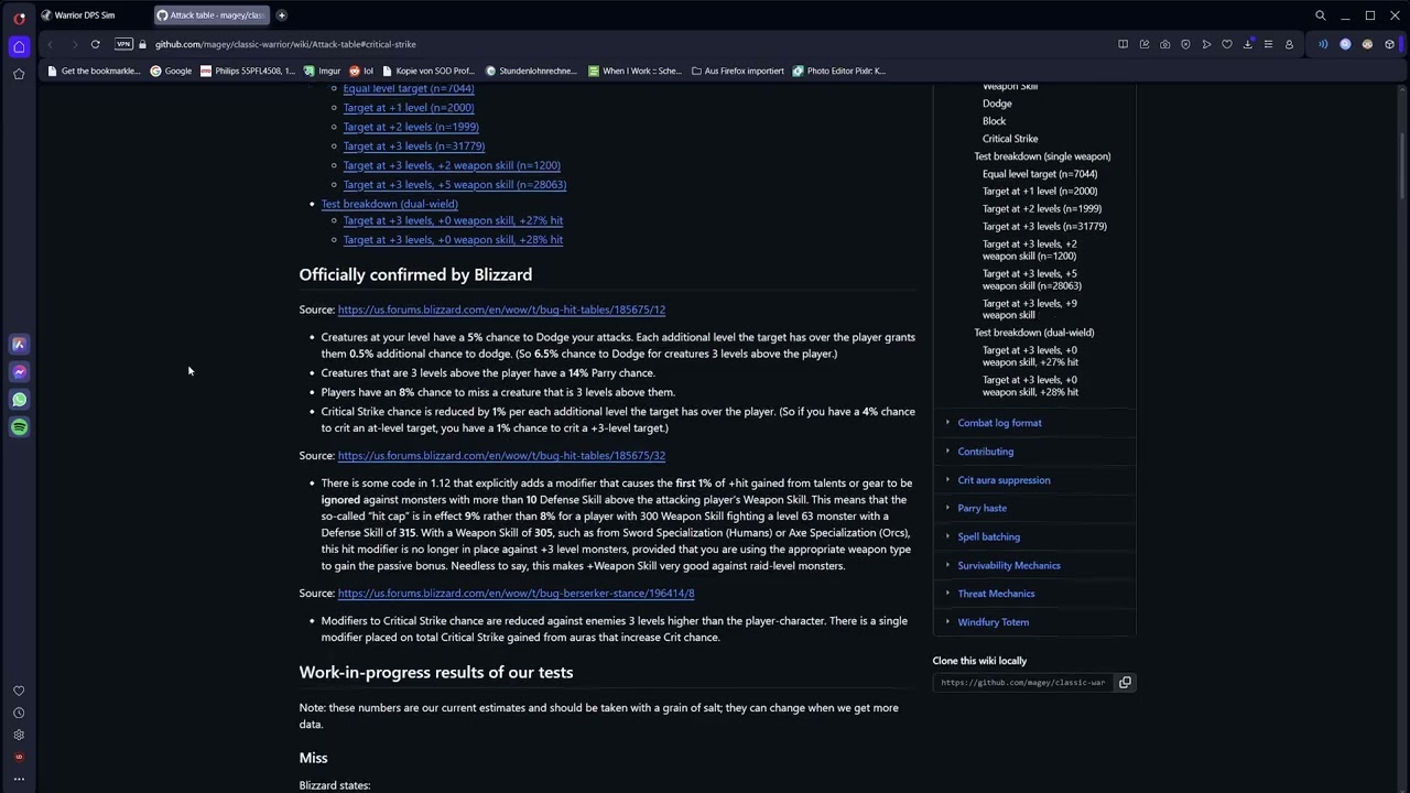 Hit rating and Weapon Skill explained and why you shouldnt go for 9% Hit WoW Classic Fury Warrior.