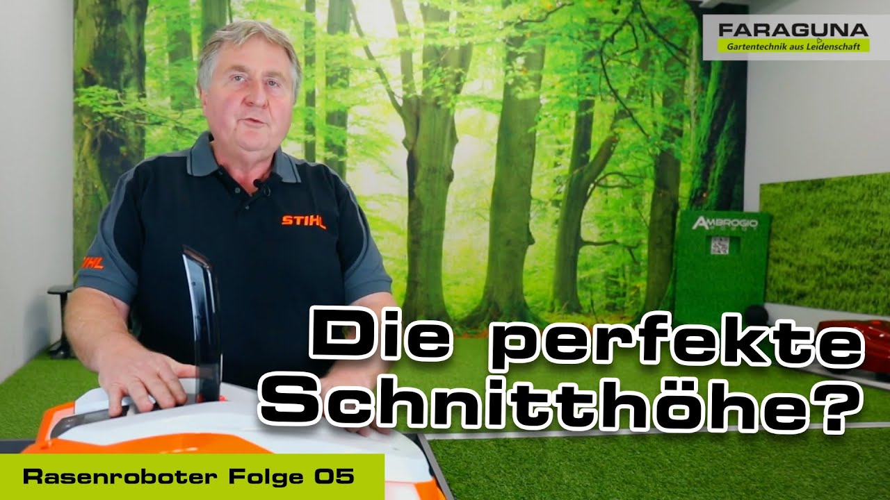 Das ist die perfekte Schnitthöhe für Rasenroboter!
