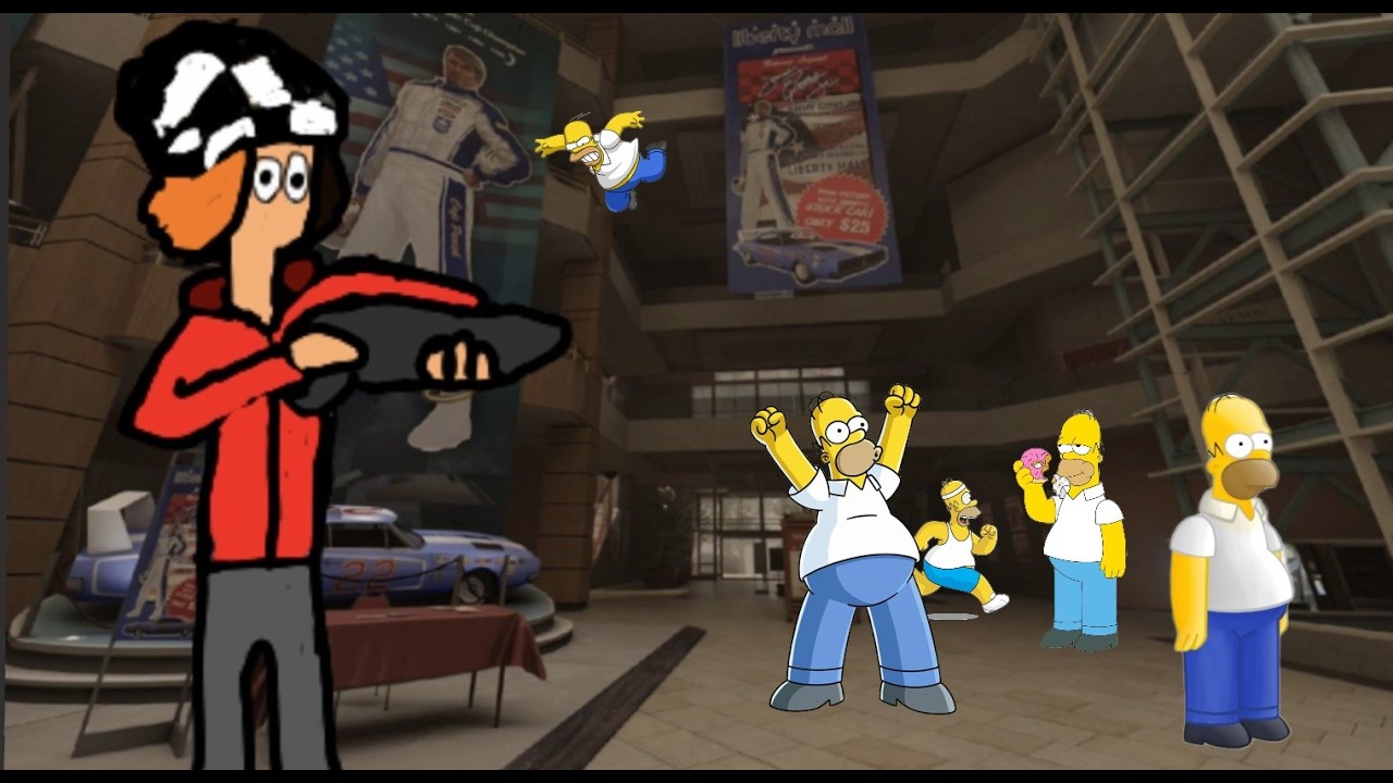 The rise of the evil homers FT Mr.glub (LEFT 4 DEAD 2 PART ONE: DEAD CENTER)