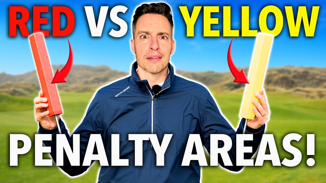Red Vs Yellow Stakes: Golf Penalty Areas Explained!
