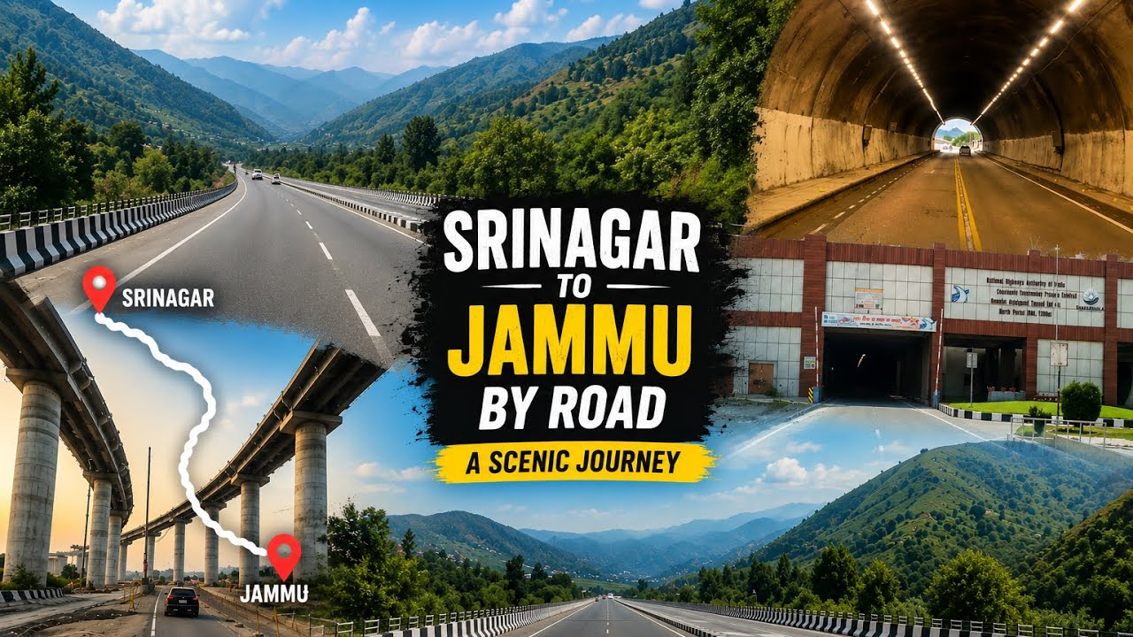 Srinagar to Jammu by road | A scenic journey | 4K