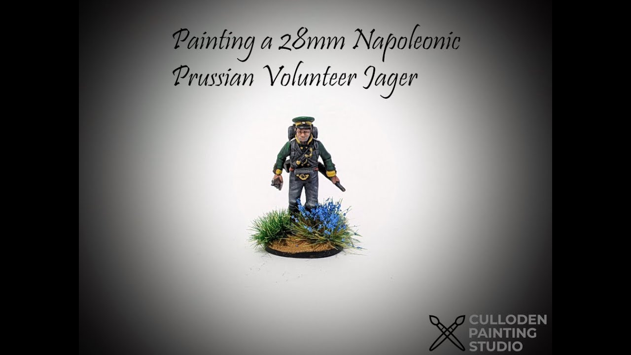 Painting a 28mm Napoleonic Prussian Volunteer Jager