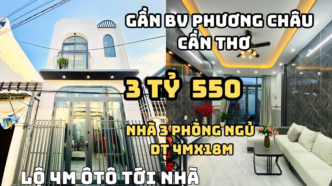Nhà Hẻm 260 Trần Vĩnh Kiết -  Khu tái định cư An Bình Gần Bệnh Viện Phương Châu Cần Thơ 💰3Tỷ550 