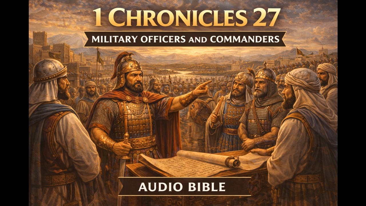 📖 1 Chronicles 27 (Audio Bible) | Leaders of Israel | Order and Responsibility