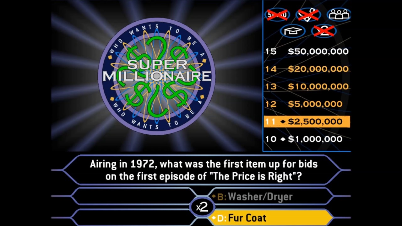Who Wants To Be A Super Millionaire? S1 E1 (13.01.2017)