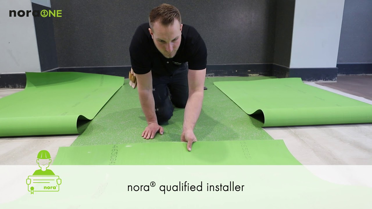 nora® install. Complete service offer for nora rubber flooring installation