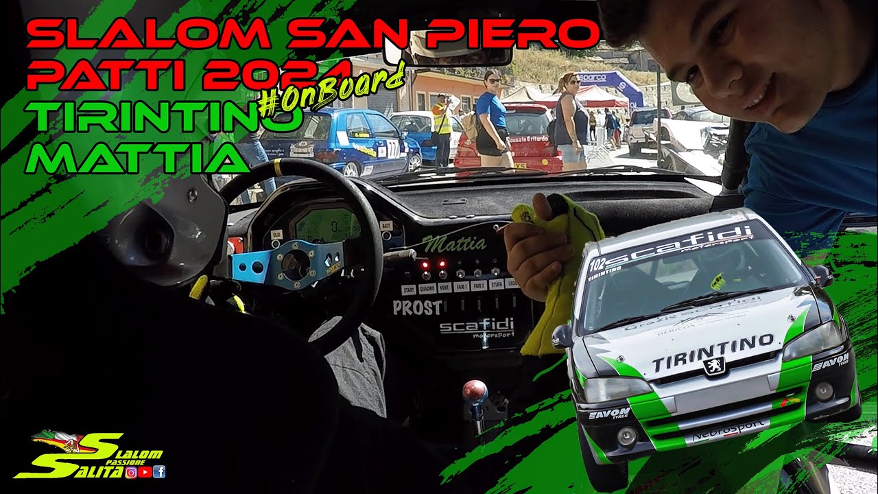 SLALOM SAN PIERO PATTI 2024 // ON BOARD // PEUGEOT 106 RALLYE N1600 // TIRINTINO MATTIA