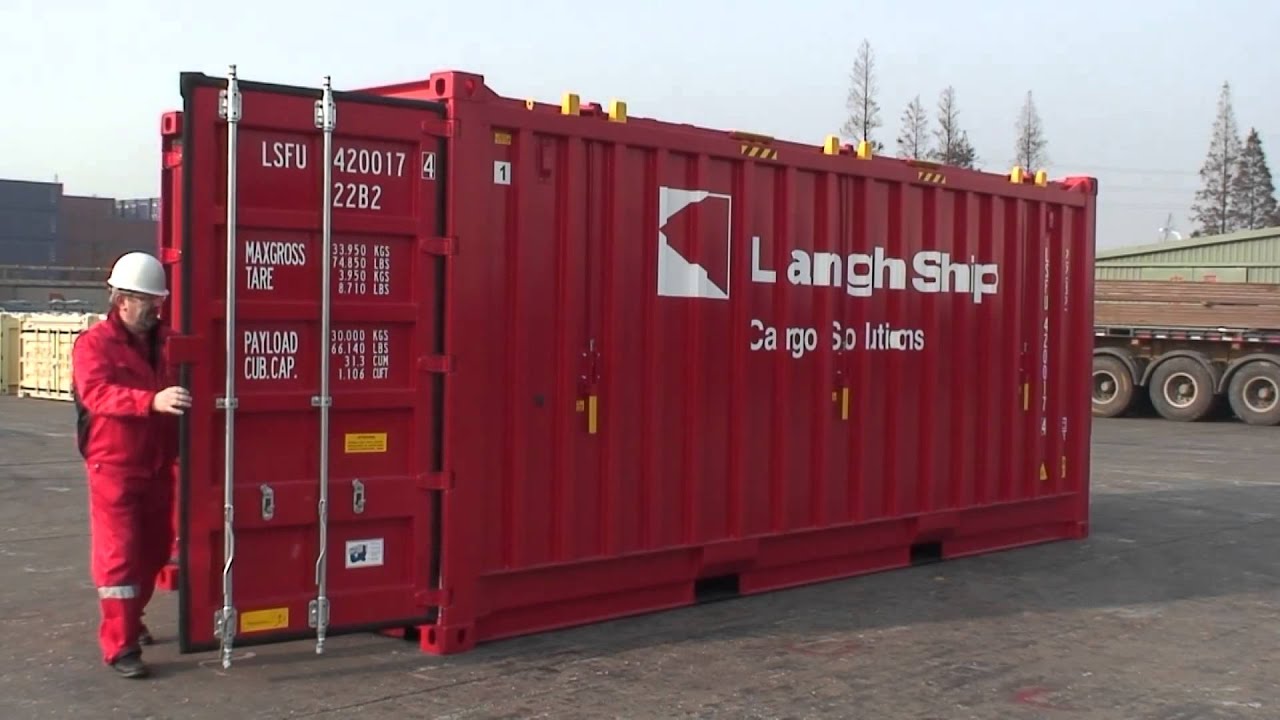 20&rsquo; Open Top Bulk Container