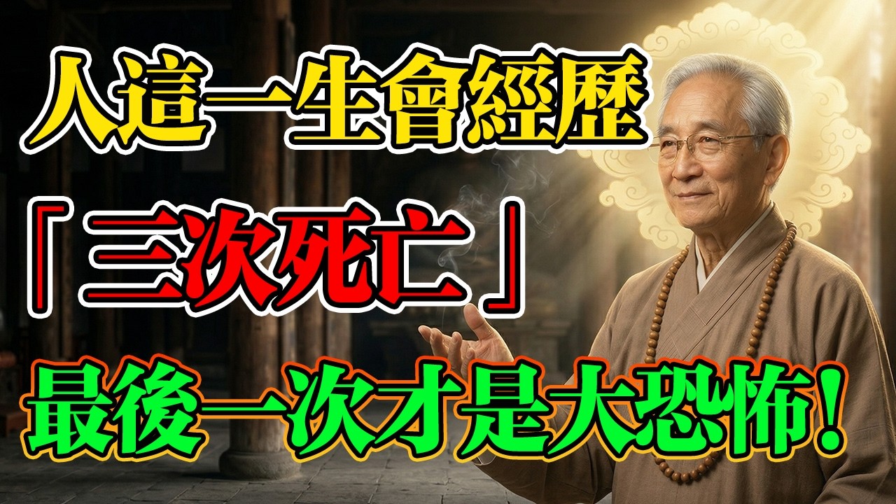 南懷瑾：死亡不是終點！一個人會經歷「三次死亡」，最後一次才算是真正的消失！#南懷瑾 #佛學智慧 #因果業力 #改命轉運 #金剛經 #人生困惑 #活在當下 #靈性覺醒