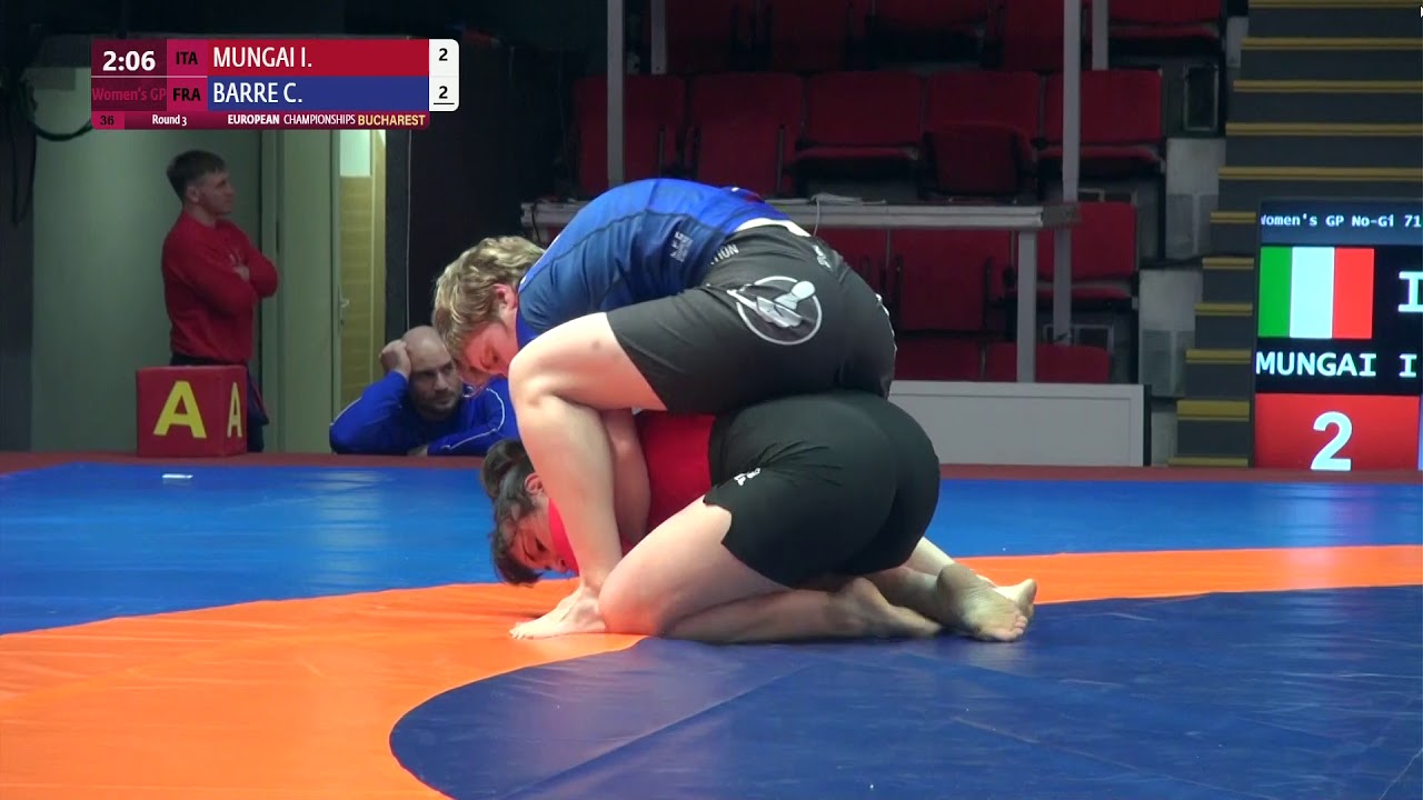 Round 3 Women's GP No-Gi - 71 kg: I. MUNGAI (ITA) v. C. BARRE (FRA)