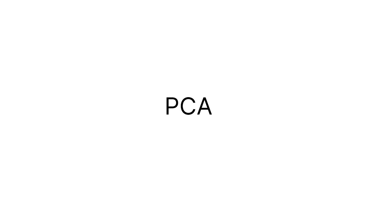 PCA METHOD. ПРИНЦИП ГЛАВНЫХ КОМПОНЕНТ