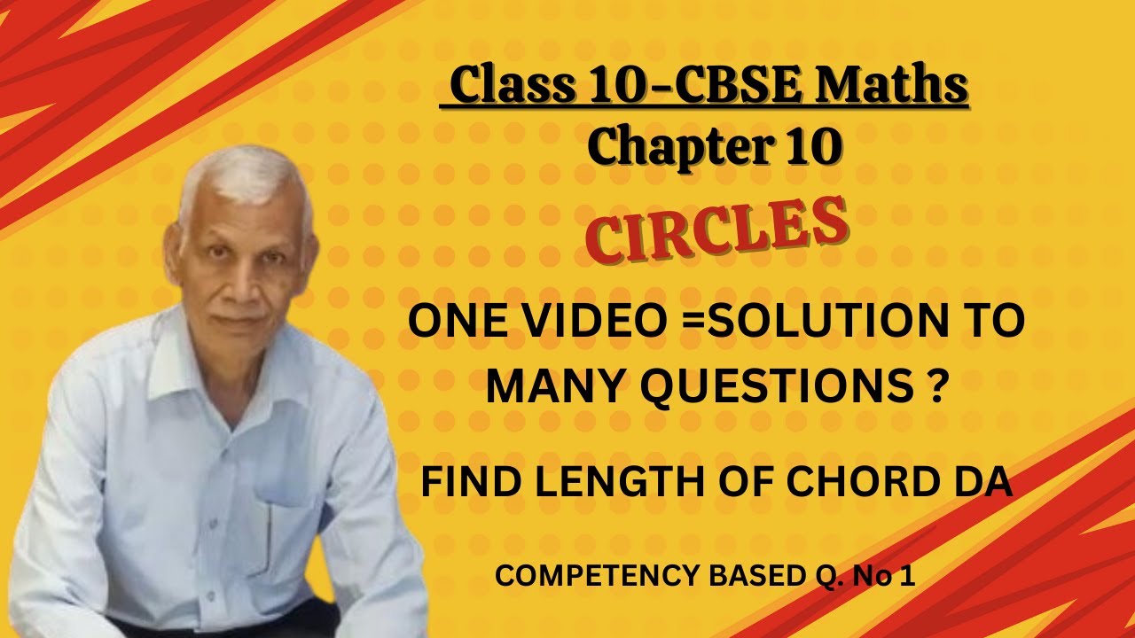 Competency based question No 2|Circles|Chapter 10|Class 10|CBSE Maths 