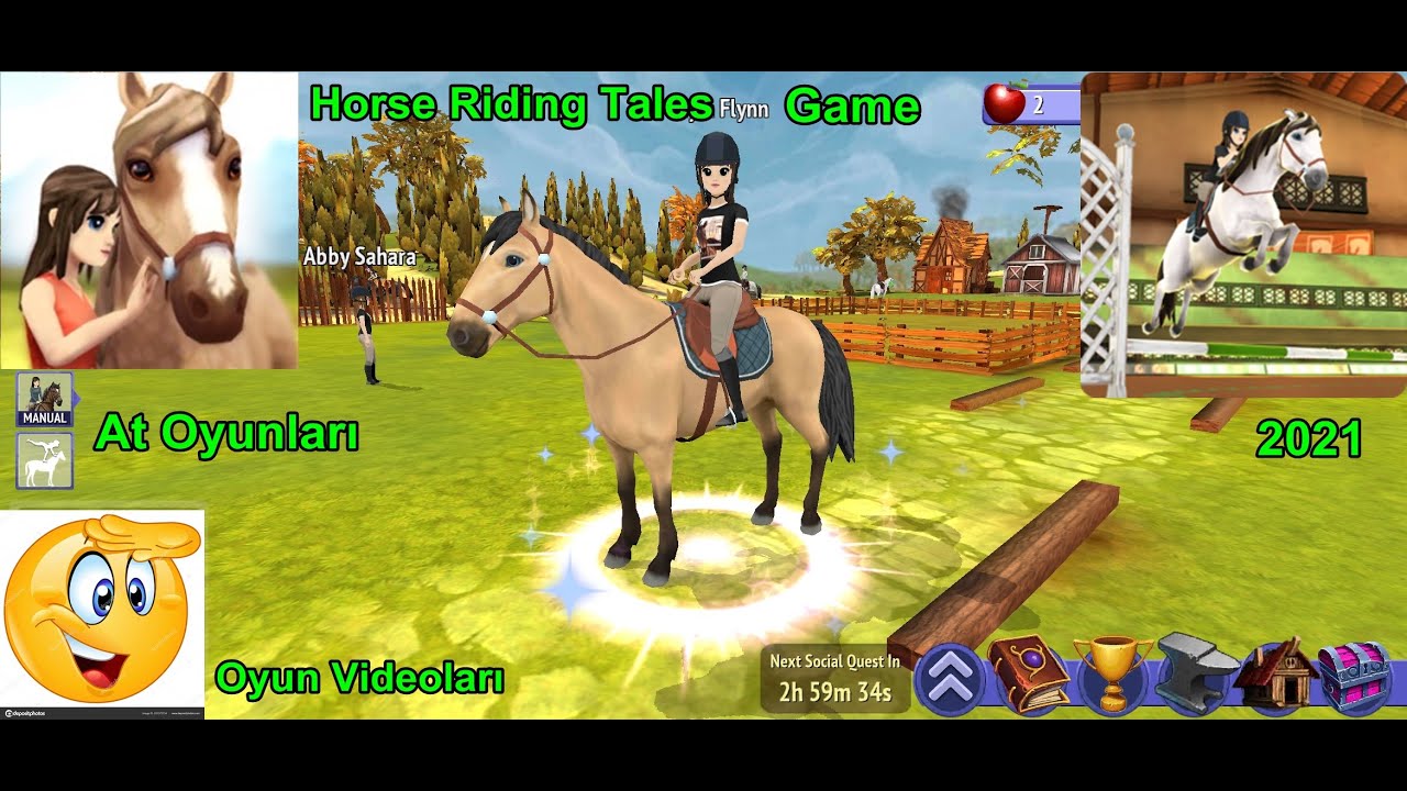Horse Riding Tales Game, Animal Games, At Oyunları, Hayvan Oyunları, Oyun Videoları, 2021 Oyunları