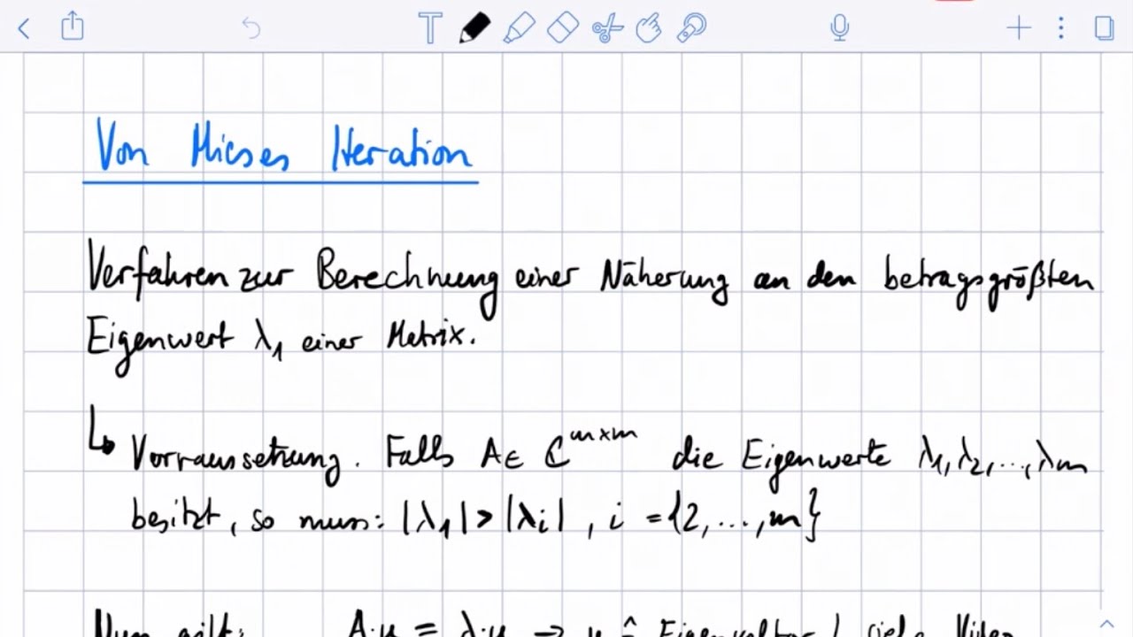 Von Mises Iteration | Numerik