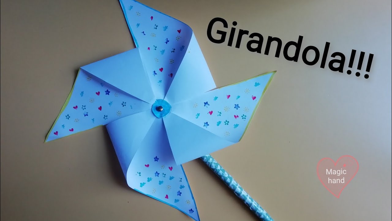 Girandola in carta fai da te!!! SEMPLICISSIMA!!!