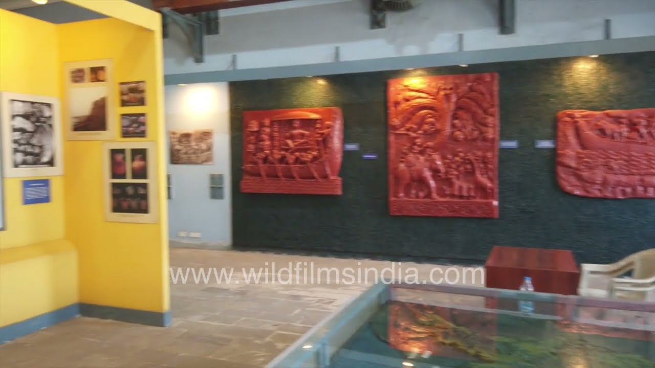 Odisha State Maritime Museum exhibits at Jobra, Cuttack