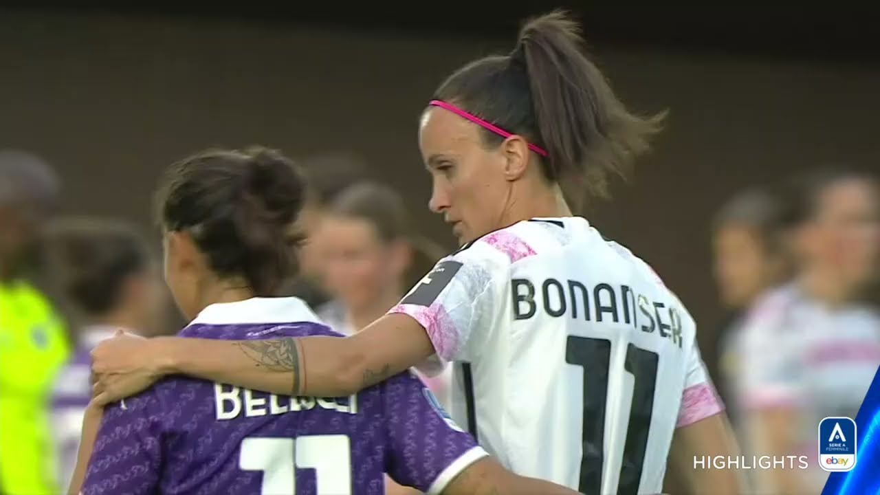 Fiorentina-Juventus 0-2 | Cantore di testa, Bonansea di potenza | #serieafemminile eBay 2023/24
