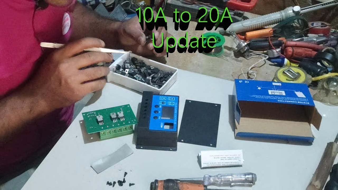 PWM solar controller update.  ছোট কন্ট্রোলার দিয়ে বড় সোলার ব্যবহার।
