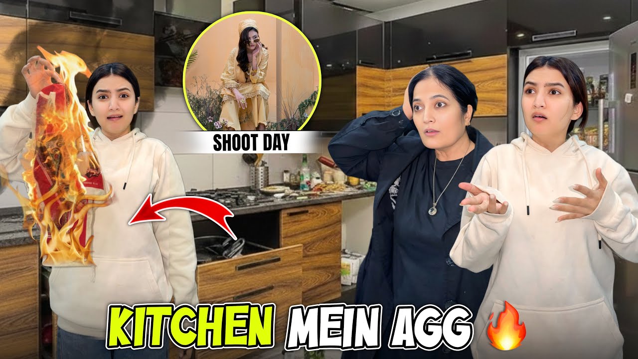 Kitchen main agg lag gai😱 | Mama sy dant par gai 😭| Hira Faisal | Sistrology 