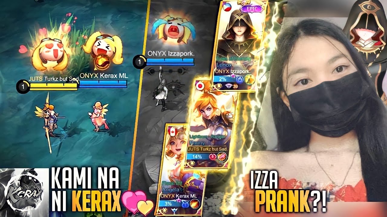 KAMI NA NI KERAX PRANK!🤣 NAGALIT SI IZZA KAY KERAX! 🤣TATANGGALIN NADAW SIYA SA ONYX🤣