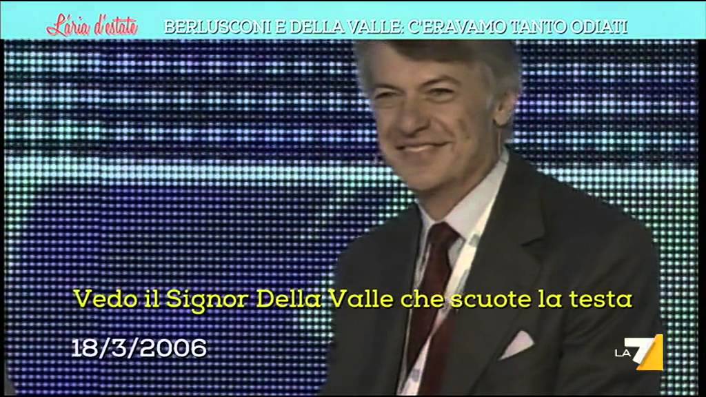 Berlusconi e Della Valle: c'eravamo tanto odiati