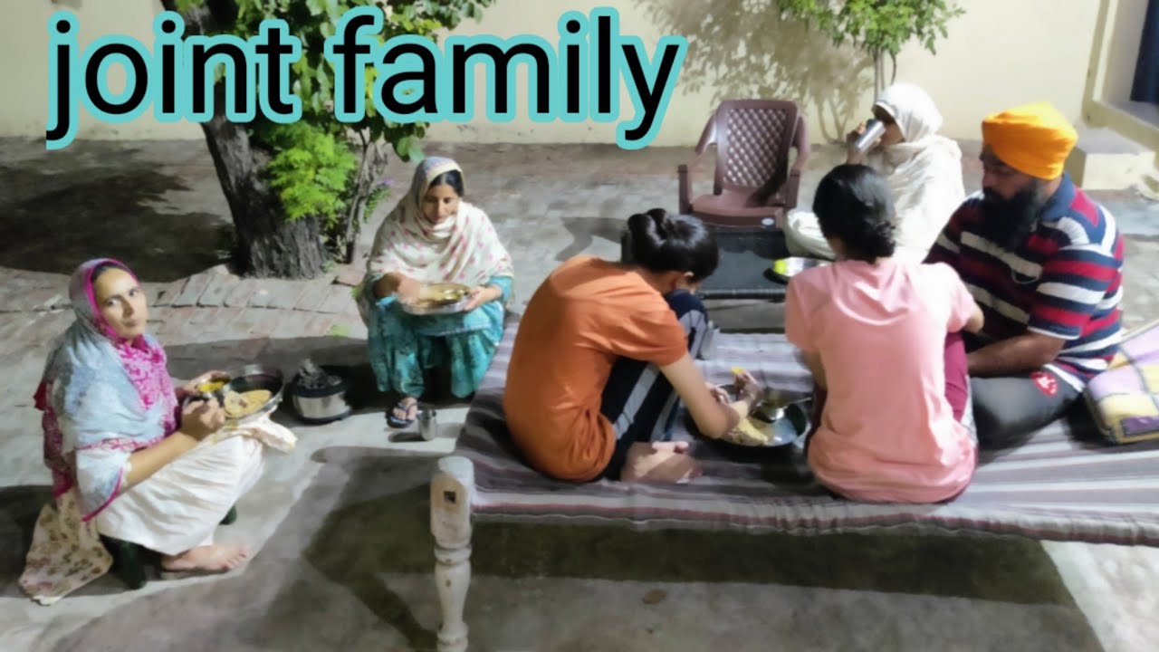 Family ch roti khan da maza wow by punjabi home cooking ll