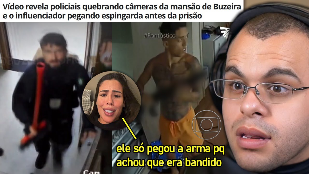 BUZEIRA EXPÕE ABUSO POLICIAL E FANTÁSTICO EXPÕE ELE ARMADO EM IMAGENS NOVAS